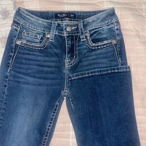 Miss Me Dark Blue Skinny Jeans